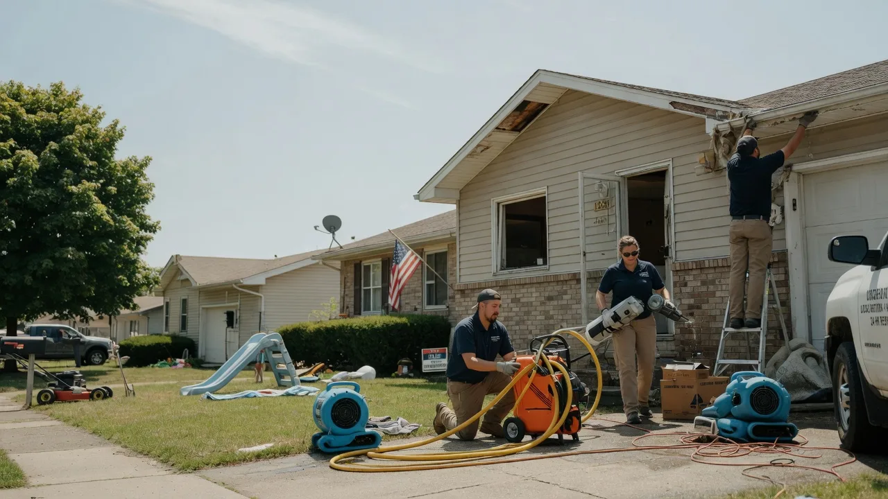 Water Damage Restoration in Cantrall, IL near me